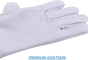 ถุงมือหนังแพะกันไฟอเนกประสงค์กันความร้อนกันการตัดป้องกันการลื่นกันแรงกระแทกสำหรับการป้องกันมือแขน - Product Image 3