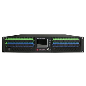 Alta potencia EDFA 22dbm 32 puertos WDM EDFA 1550nm uso aeropuerto Hotel Escuela Centro Comercial amplificador óptico - Product Image 5