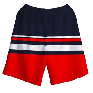 Ropa de baño transpirable de secado rápido con bolsillo a la moda, pantalones cortos de playa de verano para hombres, servicio OEM personalizado, impresión Digital para adultos - Product Image 1