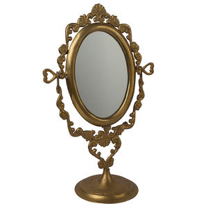 Standing Table Top <b>Mirror</b> Made Form High Quality Premium <b>Wood</b> and Steel Metal for Bulk Supply for Home Decoration Office - Product Image 2