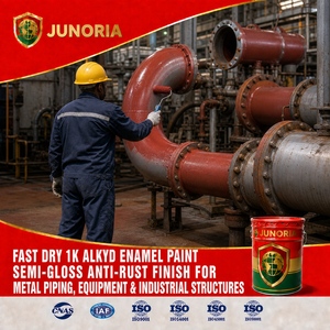 Pintura de <span class=keywords><strong>Esmalte</strong></span> Alquídico de Alto Brillo, Secado Rápido, Anticorrosiva, de Alta Resistencia <span class=keywords><strong>para</strong></span> Maquinaria de Minería, Tractores y Cosechadoras - Product Image 2