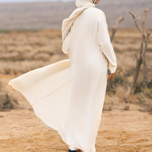 ชุดเดรสมุสลิมสำหรับผู้หญิงชุดกระโปรงยาวอาบายาขนาดพิเศษดีไซน์2024 - Product Image 3