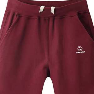 Pantalones cortos de gimnasio de algodón 100% de peso pesado al por mayor - Product Image 2