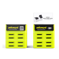 Kiosco Apilable de 8 Ranuras para Baterías Compartidas de Li-Polímero con Pantalla Publicitaria, Pago POS y Carga Rápida de 45W