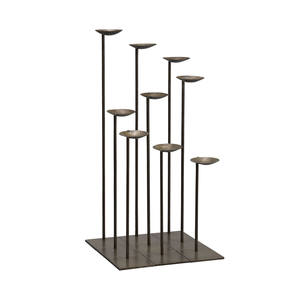 Porte-bougie décoratif en aluminium, design unique, portable, sur table, options personnalisables, plusieurs supports, décoration de la maison - Product Image 1