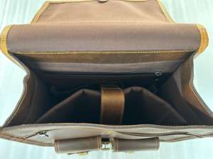 Mochila de Cuero de Primera Calidad para Portátil con Cierre de Cremallera, Impermeable, con Logotipo Personalizable para Hombres y Mujeres, Negocios y Viajes - Product Image 5