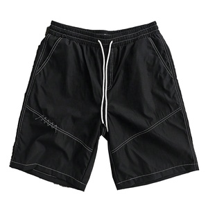 Vente en gros de shorts de sport de haute qualité pour hommes style Hip Hop décontracté séchage rapide respirant personnalisable grande taille coton solide - Product Image 1