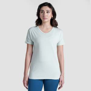 T-shirt long Modfit vert clair en tissu tricoté respirant - Product Image 1