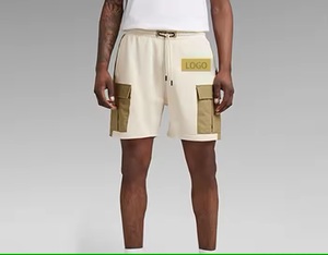 Nouveauté OEM, short en coton de haute qualité unisexe de marque personnalisée, tenue décontracté d'été respirant, deux poches, unisexe écologique - Product Image 4