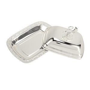 Luxury <b>Serving</b> <b>Dish</b> <b>With</b> <b>Lid</b> for Home Hotel and Kitchenware Food <b>Serving</b> <b>Dish</b> Decor Silver Finishing Customize Logo <b>Serving</b> <b>Dish</b> - Product Image 3