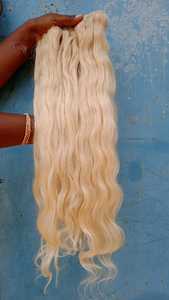 มัดผมแท้แบบอินเดียเรมี่ผมมนุษย์ผมตรงสีบลอนด์กระดูก613ขนาด8-32นิ้วต่อผมแบบสานสำหรับกลุ่มเป้าหมายด้านความงาม - Product Image 6