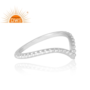 Nuevo diseño elegante Anillo de plata esterlina Nuevo diseño Joyería personalizada para mujeres Regalo para ella - Product Image 4