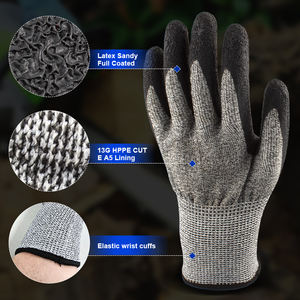 Venta al por mayor Guantes resistentes a los cortes Guantes DE TRABAJO anticorte de seguridad industrial de látex Sandy - Product Image 2