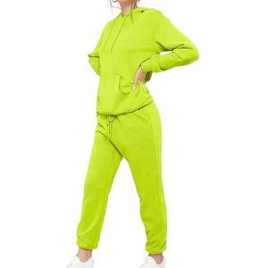 Chándal de lavado ácido de ajuste relajado para mujer, chándal de moda de manga larga transpirable de peso pesado para mujer - Product Image 3