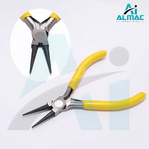 Almac ชุดเครื่องมือทำเครื่องประดับเหล็กแบบแมนนวล9ชิ้นมาใหม่ประกอบด้วยคีมหนีบจมูกคีมตัดโซ่จมูก - Product Image 6
