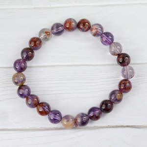 Pulsera de Cristal Curativo Natural para el Despertar Espiritual - Piedra Preciosa Super 7 - Product Image 4