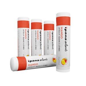 Ipana Natural <b>Lip</b> Balm with Vitamin E Mango Flavor Vegan Ingredients 4g Moisturizing <b>Lip</b> Balm Soft Tint 50pk Pack Made in Canada - Product Image 2