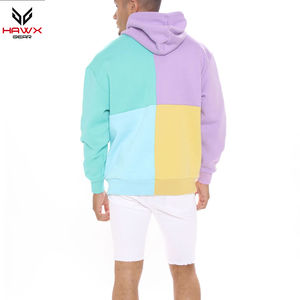 Sudaderas con capucha ligeras de lana con cremallera para hombre del fabricante de Pakistán, capucha forrada de Color sólido para invierno, MOQ bajo, técnicas teñidas lisas - Product Image 4