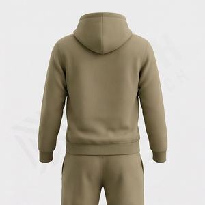 Conjuntos Deportivos Casuales de Alta Calidad para Mujer, Sudadera con Capucha, Pantalones Jogger con Cintura Elástica, Ropa de Invierno Personalizada, 100% Algodón, Felpa, Atuendo Deportivo para Gimnasio - Product Image 2