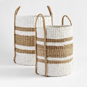 Cesta de mimbre tejida a mano para almacenar ropa, juguete para niños, cestas de almacenamiento ecológicas naturales al por mayor hechas en Vietnam - Product Image 2