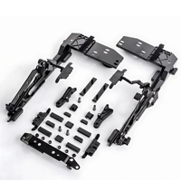Kit de réparation d'angle de glissière de toit ouvrant 16 pièces en Zamak/plastique POM durable pour Mercedes W124 S124 C124 W201