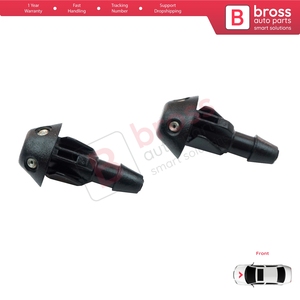 BSP560 2 Pièces Buse de pulvérisation d'essuie-glace avant pour 106 205 306 309 Saxo 643871 643825 - Product Image 2
