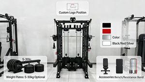 Machine Smith Commerciale en Titane avec Cadre en Acier Robuste, Technologie de Découpe au Laser pour Salle de Sport à Domicile/Salle de Sport de Garage, Service OEM & ODM - Product Image 5