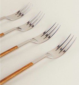 Ensemble de couverts en métal Offre Spéciale avec manche en bois pour restaurant hôtel mariage à bas prix - Product Image 2