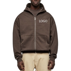 เสื้อฮู้ดดี้ทรงโอเวอร์ไซส์ สตรีทแวร์ Y2K ปี 2026 พร้อมโลโก้สั่งทำพิเศษ คุณภาพสูง ซิปหน้า ผ้าฝ้าย 100% ขนนุ่มพิเศษ สำหรับทั้งชายและหญิง - Product Image 2