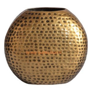 Floreros de hierro de metal de gran tamaño de color blanco y negro Decoración de tendencia Floreros y macetas de lujo para el proveedor - Product Image 3