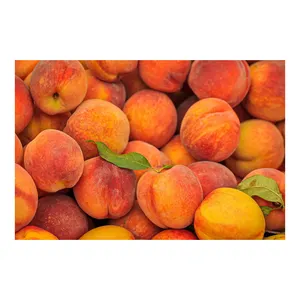 Wholesale good price South Africa canned yellow peach halves bulk frozen peaches Supplier Best Quality Frozen IQF Yellow Peach f