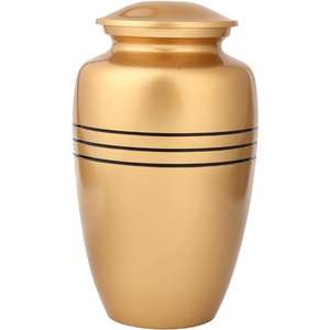 Jarrón funerario decorativo conmemorativo de urna de cremación humana grande hecho a mano con diseño pintado a mano para funerales y monumentos conmemorativos - Product Image 4