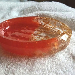 Porte-savon en résine époxy, forme personnalisée, couleur personnalisée, vente chaude, porte-savon en résine de haute qualité - Product Image 1