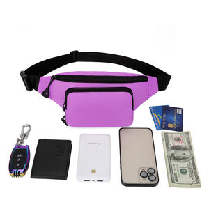 Sac banane personnalisé avec logo pour homme et femme, sac de sport, sac de poitrine pour le fitness, le cyclisme, la course à pied, ceinture pour téléphone portable - Product Image 3