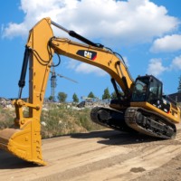 Excavatrice sur chenilles d'origine japonaise CAT 330D, moteur à injection directe, bon état et prix bas, CAT320B CAT320C CAT320 CAT323D