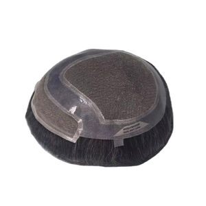 ท็อปเปอร์ผมผู้ชาย Taz Hair ทำจากผมแท้ 100% ความหนาแน่น 60%-150% ผมแท้เรมี่อินเดีย กันน้ำ ลอนคลื่น - Product Image 3