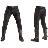 Pantalon en jean pour moto homologué CE, respirant, durable, toutes saisons, équipement de course automobile