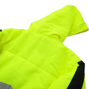 Chaqueta de seguridad con forro térmico cálido para invierno Logotipo personalizado y protección de color Chaquetas de seguridad de trabajo de alta calidad de buena calidad - Product Image 6