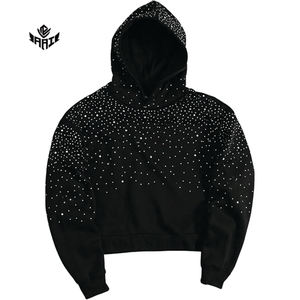 เสื้อฮู้ดดี้ทรงหลวมแบบมีซิป สีสันตามสั่ง เนื้อผ้าหนา ทรงโอเวอร์ไซส์ ผ้าฝ้าย ทนแดด สไตล์สตรีทแวร์ สำหรับผู้ชาย - Product Image 1