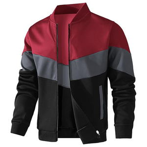 Casual Bomber Coat for Adults Plus Size Soft Shell <b>Safari</b> <b>Jacket</b> with Zipper Closure Breathable and Windproof Bomber <b>Jackets</b> - Product Image 1