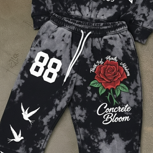 Conjunto Deportivo Unisex de Felpa Térmica con Lavado Ácido, 370g, 100% Algodón, Sudadera con Capucha y Pantalones Deportivos, Estilo Urbano Holgado para Hombre, Invierno - Product Image 3