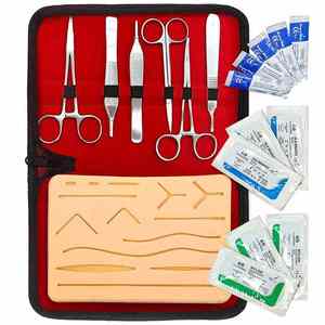 Khâu thực hành Kit cho sinh viên y tế Silicone Pad suturing Kit với các công cụ, vết thương đóng cửa đào tạo Kit bởi endochoice y tế - Product Image 1