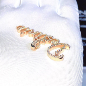 Colgante de Letra y Número Personalizado con Moissanita VVS para Hombre, Plata de Ley 925, Chapado en Rodio, Estilo Hip Hop de Lujo, Certificado GCI e IDGL - Product Image 5