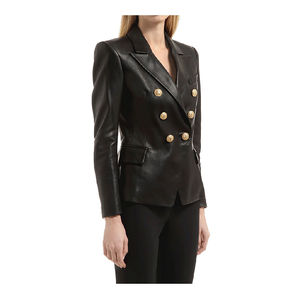 Nueva llegada Chaquetas de cuero genuino para mujer Ropa de invierno transpirable personalizada a granel Precio por cantidad - Product Image 5