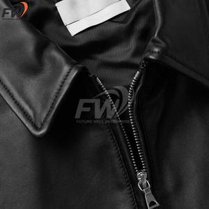 แจ็คเก็ตหนังแท้คุณภาพสูง ดีไซน์ใหม่ OEM MOQ ต่ำ กันน้ำ ระบายอากาศได้ดี สำหรับทุกเพศ สกรีนโลโก้ได้ ราคาขายส่ง ขายออนไลน์ - Product Image 5