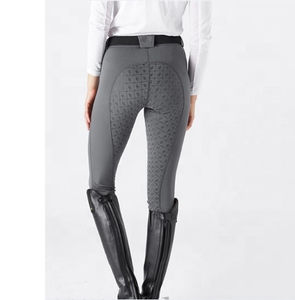Pantalon d'équitation d'hiver imprimé en silicone à siège intégral du fabricant de haute qualité Confort amélioré Leggings de sport pour cavaliers - Product Image 2