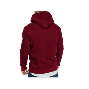 Sudadera con capucha de invierno para hombre, personalizada, de alta calidad, 100% algodón, forro polar grueso, con cremallera, cortavientos, transpirable, oversize, con efecto desgastado ácido - Product Image 2
