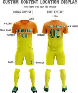 Camiseta de fútbol al por mayor uniforme de impresión personalizado camiseta de fútbol ropa deportiva de fútbol uniforme de fútbol al por mayor camiseta de fútbol - Product Image 3