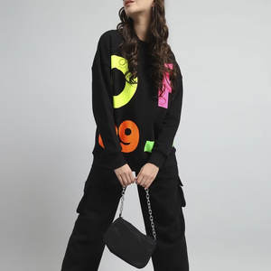 Precio barato, el mejor artículo, recién llegado, sudadera para mujer, respetuoso con el medio ambiente, tamaño Regular, básico, mezcla de algodón, sudadera para mujer - Product Image 4