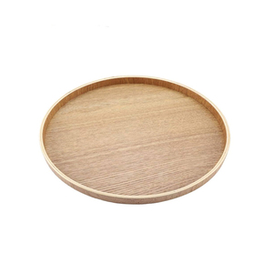 Bandeja de madera Bandeja para servir té Anidación de madera con mango Rústico Piezas de estilo de madera personalizadas Característica de color del hotel - Product Image 1